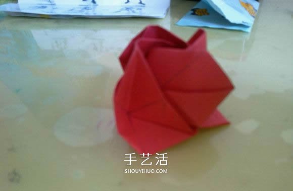 LS玫瑰花的折法圖解 手工怎么折LS玫瑰步驟 -  rpnrmr.com