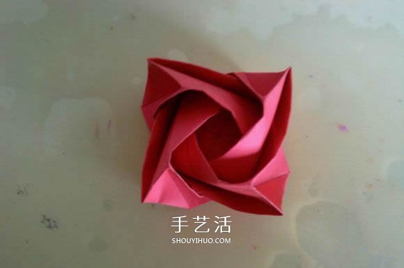 LS玫瑰花的折法圖解 手工怎么折LS玫瑰步驟 -  rpnrmr.com