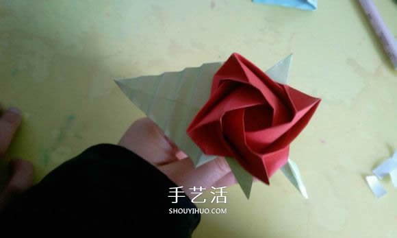 LS玫瑰花的折法圖解 手工怎么折LS玫瑰步驟 -  rpnrmr.com