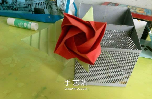 LS玫瑰花的折法圖解 手工怎么折LS玫瑰步驟 -  rpnrmr.com