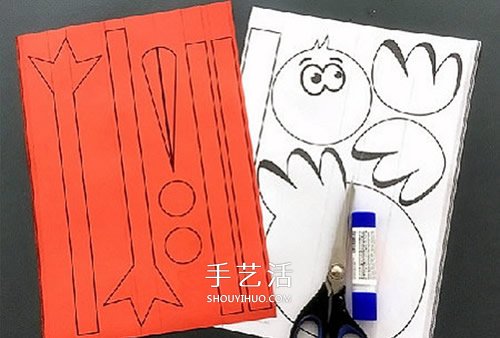 幼兒手工鴕鳥的制作方法 簡單卡紙做卡通鴕鳥 -  rpnrmr.com