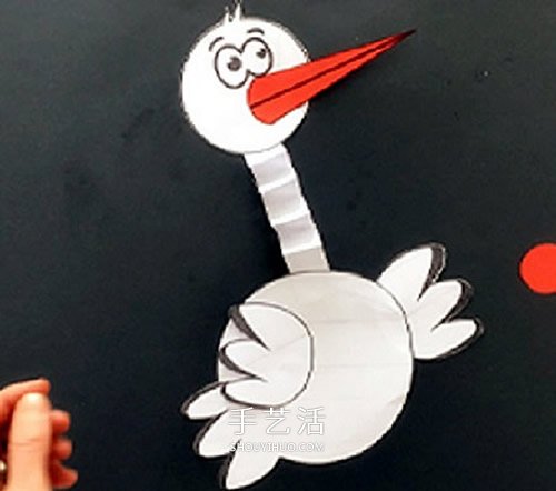 幼兒手工鴕鳥的制作方法 簡單卡紙做卡通鴕鳥 -  rpnrmr.com