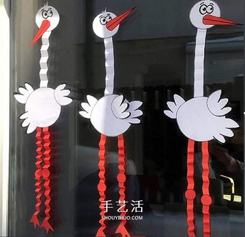 幼兒手工鴕鳥的制作方法 簡單卡紙做卡通鴕鳥 -  rpnrmr.com