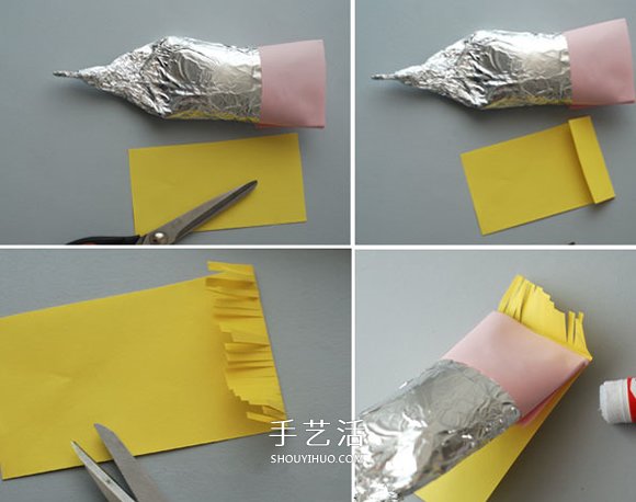 幼兒手工制作美人魚 衛(wèi)生紙筒做美人魚的方法 -  rpnrmr.com