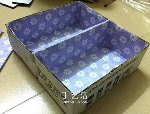 自制內(nèi)衣收納盒的做法 簡(jiǎn)單的鞋盒廢物利用DIY -  rpnrmr.com