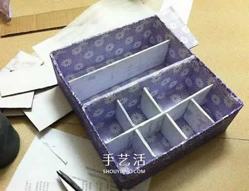 自制內(nèi)衣收納盒的做法 簡(jiǎn)單的鞋盒廢物利用DIY -  rpnrmr.com