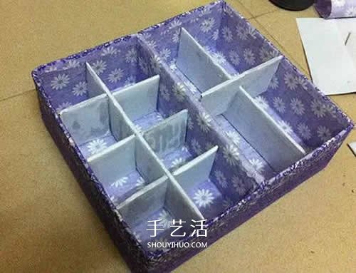 自制內(nèi)衣收納盒的做法 簡(jiǎn)單的鞋盒廢物利用DIY -  rpnrmr.com