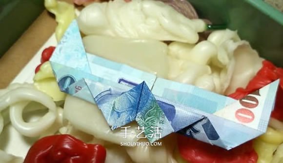 簡單紙幣折紙教程 折一個浪漫愛心戒指的折法 -  rpnrmr.com