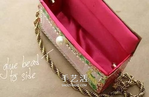 餅干盒子廢物利用 DIY制作時尚手提包的做法 -  rpnrmr.com