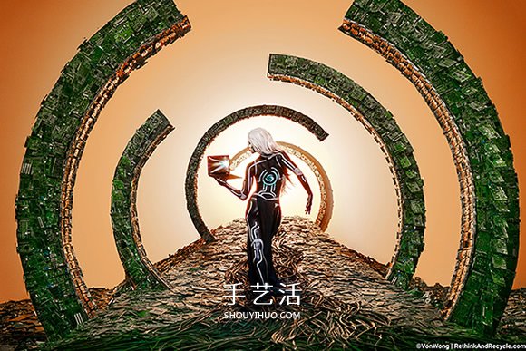 一生可能使用！近兩千公斤電子垃圾DIY藝術(shù)品 -  rpnrmr.com