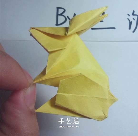 詳細的折紙圖解過程 帶你學(xué)立體兔子的折法 -  rpnrmr.com