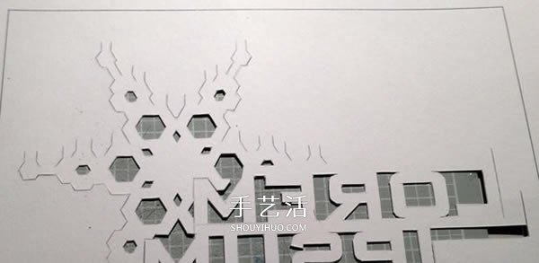 自制新年雪花賀卡方法 手工立體新年賀卡做法 -  rpnrmr.com