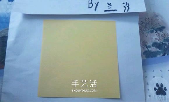 一張紙！手工折紙連體玫瑰花的折法圖解教程 -  rpnrmr.com