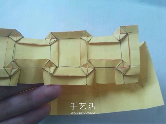一張紙！手工折紙連體玫瑰花的折法圖解教程 -  rpnrmr.com