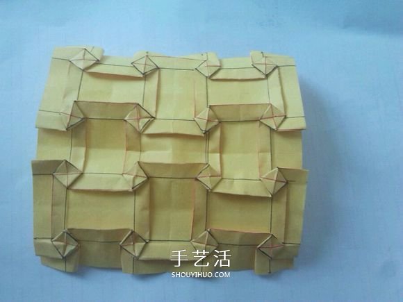 一張紙！手工折紙連體玫瑰花的折法圖解教程 -  rpnrmr.com