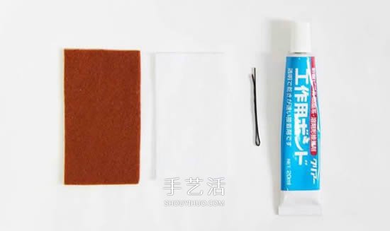 兒童發(fā)夾DIY教程：可愛布藝蛋糕發(fā)夾手工制作 -  rpnrmr.com
