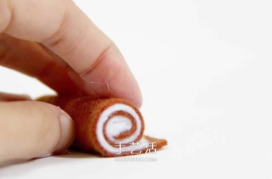 兒童發(fā)夾DIY教程：可愛布藝蛋糕發(fā)夾手工制作 -  rpnrmr.com