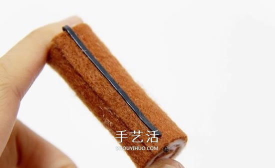 兒童發(fā)夾DIY教程：可愛布藝蛋糕發(fā)夾手工制作 -  rpnrmr.com