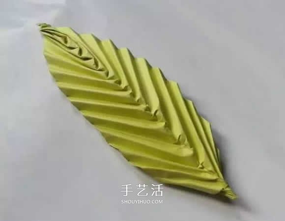 簡單樹葉怎么折圖解 兒童手工立體葉子的折法 -  rpnrmr.com