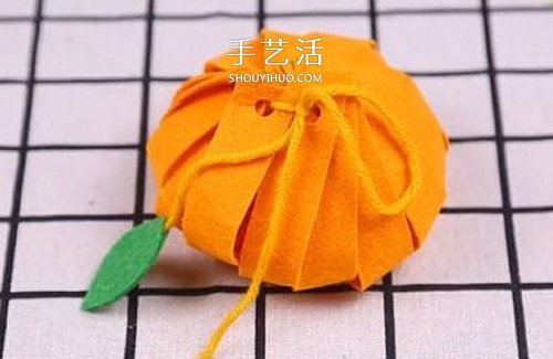 自制不織布南瓜包裝盒 布藝南瓜禮品盒做法 -  rpnrmr.com
