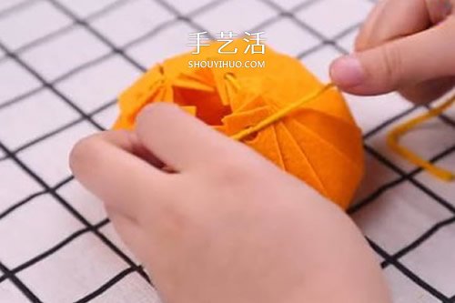 自制不織布南瓜包裝盒 布藝南瓜禮品盒做法 -  rpnrmr.com