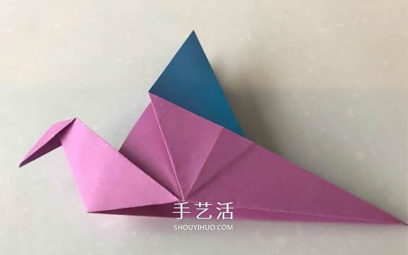 簡(jiǎn)單又好玩！會(huì)動(dòng)的拍翼鳥手工折紙方法圖解 -  rpnrmr.com