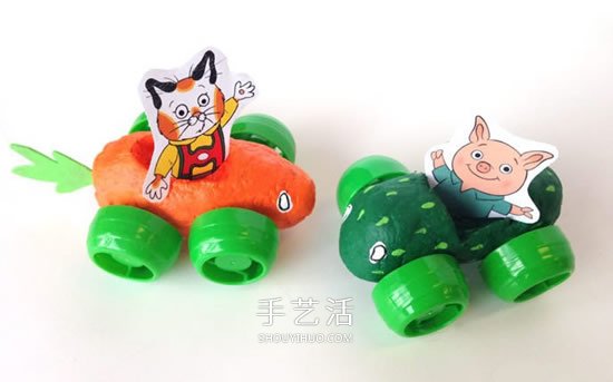 自制不一樣的玩具車 可愛蔬菜小車的制作方法 -  rpnrmr.com