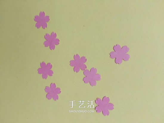 春天里的桃花賀卡做法 母親節(jié)送給最?lèi)?ài)的媽媽 -  rpnrmr.com