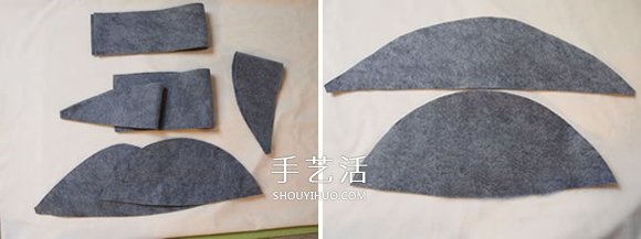 時(shí)尚又保暖！手工布藝DIY女式氈帽的做法圖解 -  rpnrmr.com