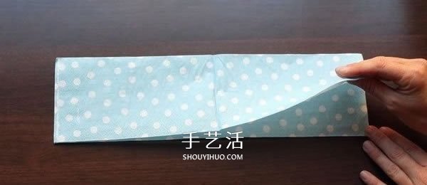 打發(fā)無(wú)聊等餐時(shí)光 餐巾紙手工折紙兔頭的方法 -  rpnrmr.com