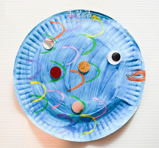 幼兒園紙盤小手工教程 做一條可愛的胖胖魚 -  rpnrmr.com