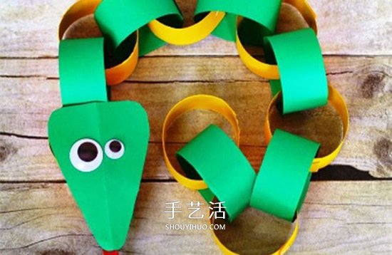 身體可以活動！簡單又好玩卡紙小蛇手工制作 -  rpnrmr.com