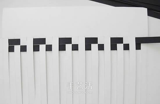 編織風(fēng)書皮的包法圖解 卡紙手工制作雙色書皮 -  rpnrmr.com