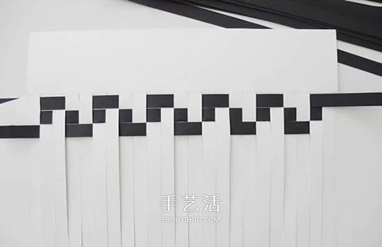 編織風(fēng)書皮的包法圖解 卡紙手工制作雙色書皮 -  rpnrmr.com