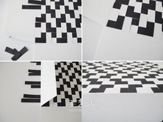 編織風(fēng)書皮的包法圖解 卡紙手工制作雙色書皮 -  rpnrmr.com