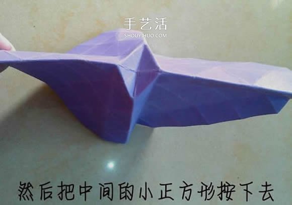 帶花心川崎玫瑰怎么折 折紙川崎玫瑰花的過程 -  rpnrmr.com