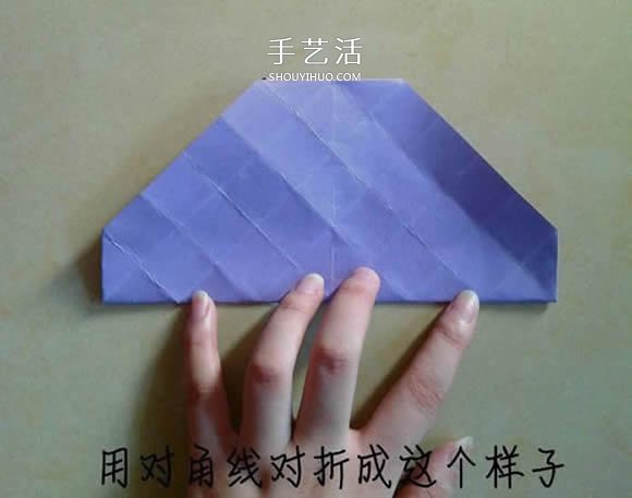 帶花心川崎玫瑰怎么折 折紙川崎玫瑰花的過程 -  rpnrmr.com