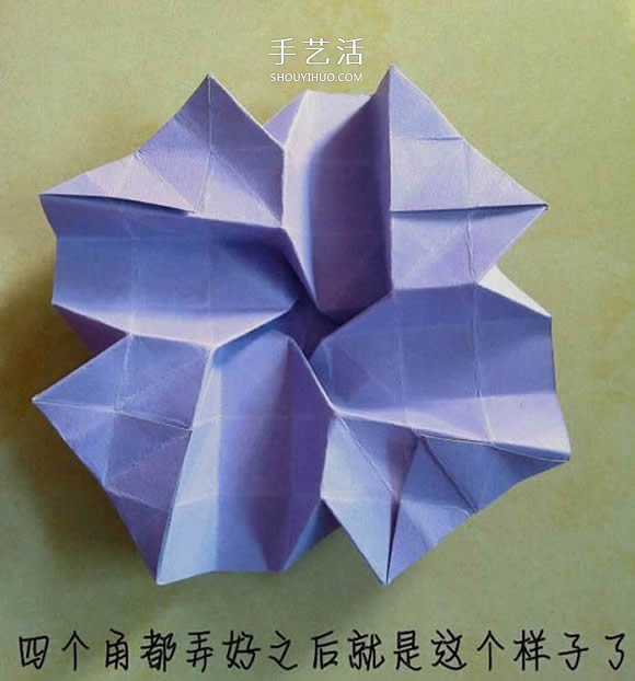 帶花心川崎玫瑰怎么折 折紙川崎玫瑰花的過程 -  rpnrmr.com
