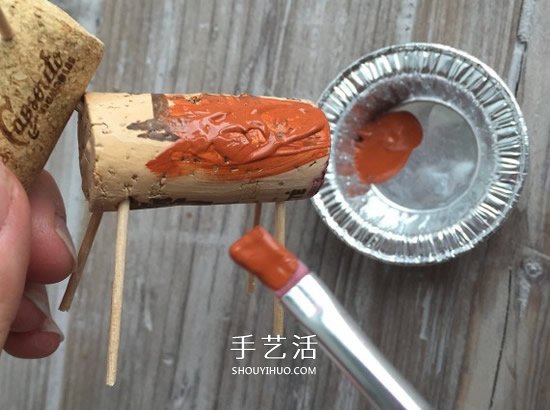 圣誕馴鹿掛飾手工制作 簡單的紅酒瓶塞利用 -  rpnrmr.com