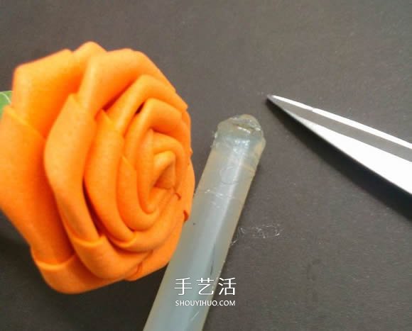 海綿紙折玫瑰花步驟 手工海綿紙花也能這么美！ -  rpnrmr.com
