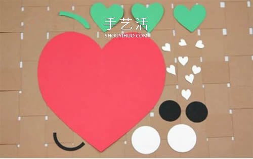 幼兒園手工賀卡教程 可愛母親節(jié)草莓賀卡DIY -  rpnrmr.com