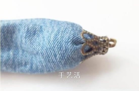 DIY裹珠手鏈的方法圖解 牛仔布改造易搭配手鏈 -  rpnrmr.com