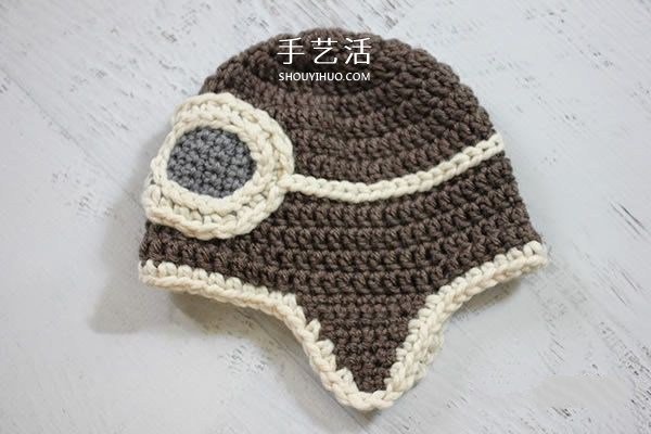 鉤針編織兒童飛行員帽子 讓孩子實(shí)現(xiàn)小小夢(mèng)想 -  rpnrmr.com