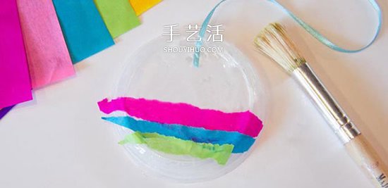 酸奶蓋子廢物利用 手工制作彩虹風鈴的方法 -  rpnrmr.com