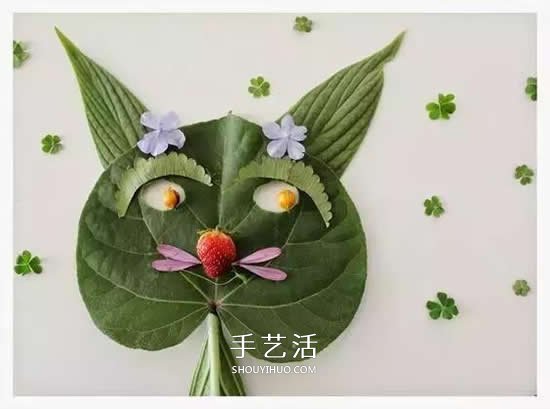 簡(jiǎn)單又好看的兒童樹(shù)葉貼畫(huà)圖片大全  -  rpnrmr.com