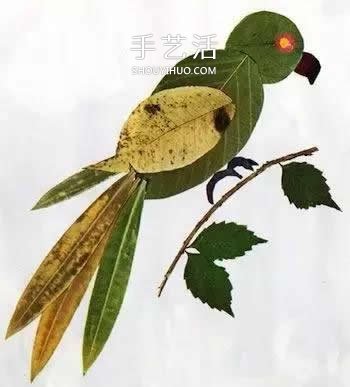 簡(jiǎn)單又好看的兒童樹(shù)葉貼畫(huà)圖片大全  -  rpnrmr.com