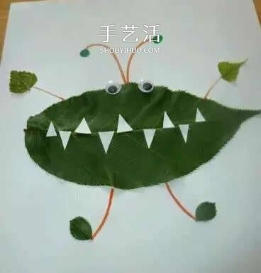 簡(jiǎn)單又好看的兒童樹(shù)葉貼畫(huà)圖片大全  -  rpnrmr.com