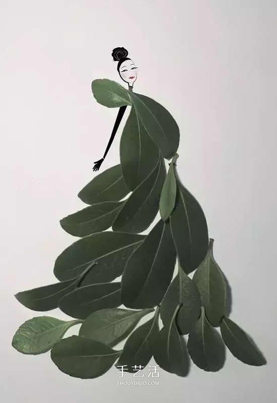 簡(jiǎn)單又好看的兒童樹(shù)葉貼畫(huà)圖片大全  -  rpnrmr.com