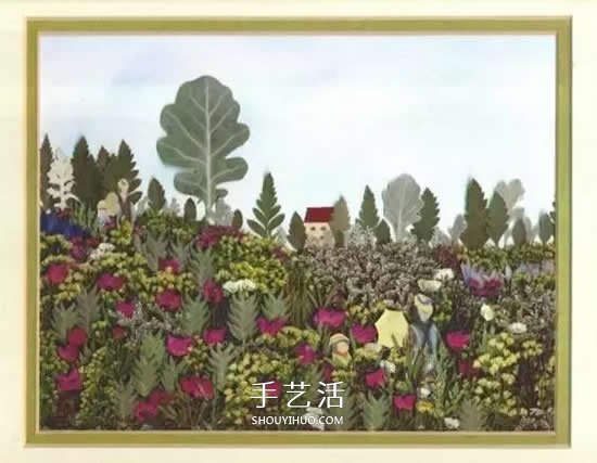 簡(jiǎn)單又好看的兒童樹(shù)葉貼畫(huà)圖片大全  -  rpnrmr.com