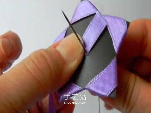 絲帶編花的教程 手工絲帶五角花的編法圖解 -  rpnrmr.com